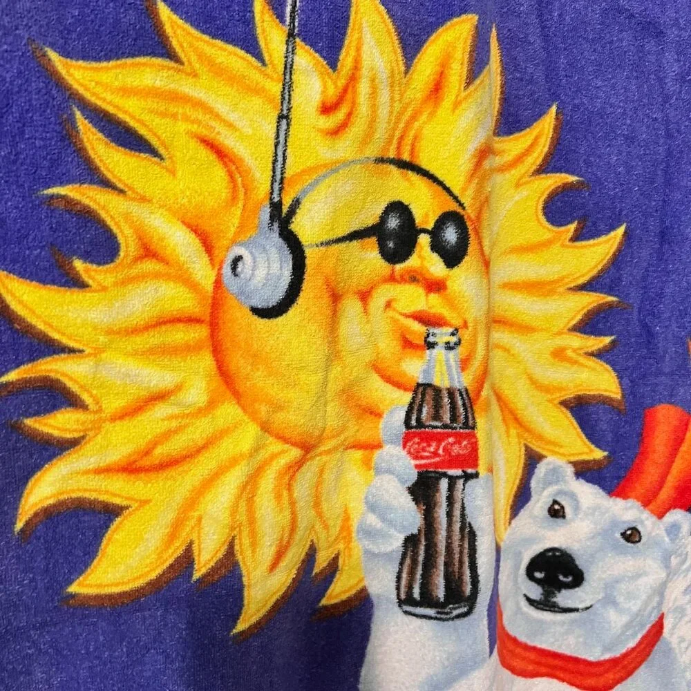 Texaco Oil Vintage Beach Towels-Polar Bear, Sunshine, Coke a Cola-28